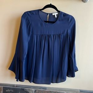 Joie. Blue blouse. Small. Silk